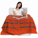 denver broncos fan pride orange blanket latest model