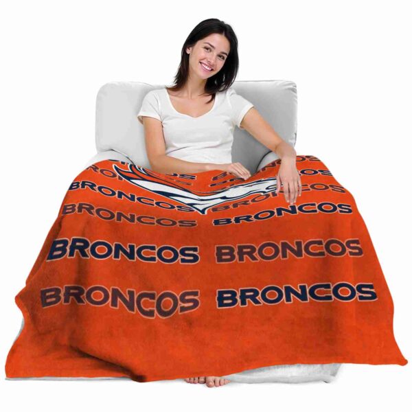 denver broncos fan pride orange blanket latest model