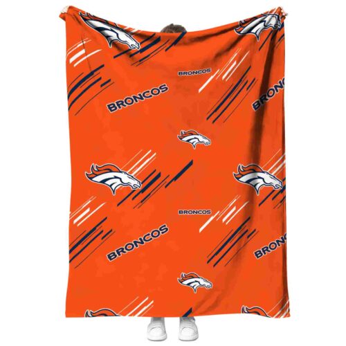 denver broncos fan spirit orange blanket best selling