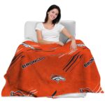 denver broncos fan spirit orange blanket latest model