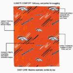 denver broncos fan spirit orange blanket new arrival