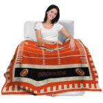 denver broncos football field orange blanket best selling