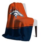 denver broncos gradient dots orange blanket best selling