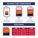 denver broncos gradient dots orange blanket best selling
