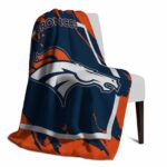 denver broncos splatter effect orange blanket best selling