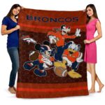 denver broncos three musketeers orange blanket best selling