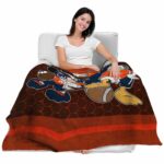 denver broncos three musketeers orange blanket best selling