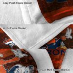 denver broncos three musketeers orange blanket best selling