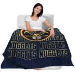 denver nuggets fan pride blue blanket best selling