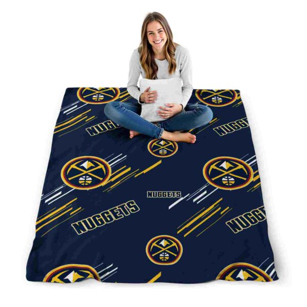 denver nuggets fan spirit blue blanket high quality