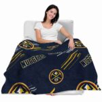 denver nuggets fan spirit blue blanket latest model