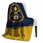denver nuggets gradient dots blue blanket best selling