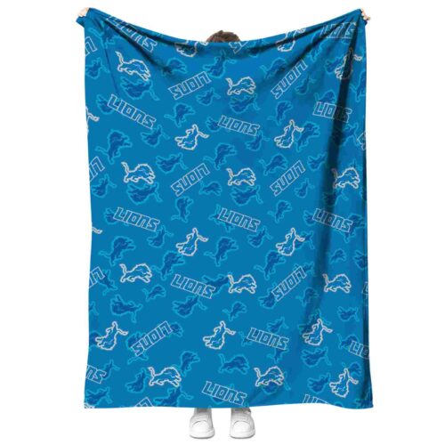 detroit lions diehard fans blue blanket best selling