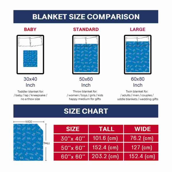 detroit lions diehard fans blue blanket trendy