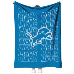 detroit lions fan pride blue blanket best selling