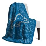 detroit lions fan pride blue blanket top rated