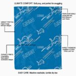 detroit lions fan spirit blue blanket new arrival