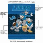 detroit lions three musketeers blue blanket best selling