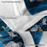 detroit lions three musketeers blue blanket best selling