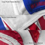 detroit pistons brushstrokes red white blanket best selling