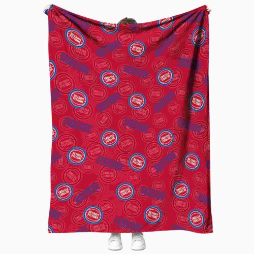 detroit pistons diehard fans red blanket best selling