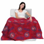 detroit pistons diehard fans red blanket best selling