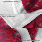 detroit pistons diehard fans red blanket best selling