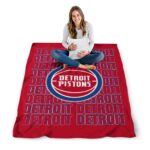 detroit pistons fan pride red blanket best selling