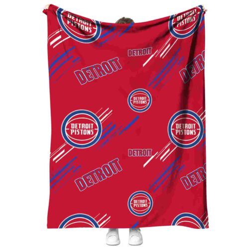 detroit pistons fan spirit red blanket best selling
