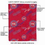 detroit pistons fan spirit red blanket new arrival