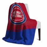 detroit pistons gradient dots red blanket top rated