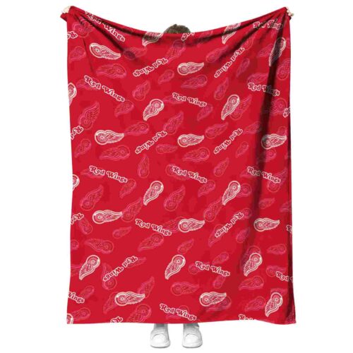 detroit red wings diehard fans red blanket best selling
