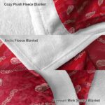 detroit red wings diehard fans red blanket best selling