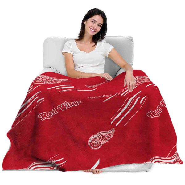 detroit red wings fan spirit red blanket latest model