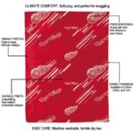 detroit red wings fan spirit red blanket new arrival