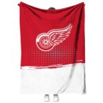 detroit red wings gradient dots red blanket best selling