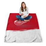 detroit red wings gradient dots red blanket best selling