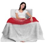 detroit red wings gradient dots red blanket best selling