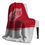 detroit red wings gradient dots red blanket best selling