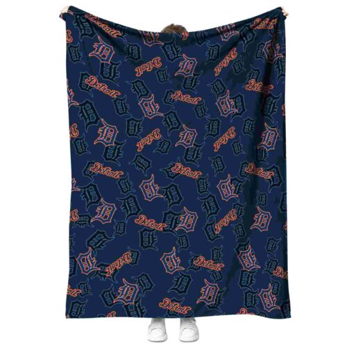detroit tigers diehard fans navy blanket best selling