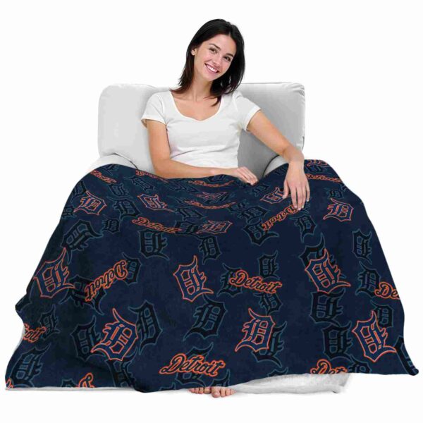 detroit tigers diehard fans navy blanket latest model