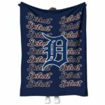 detroit tigers fan pride navy blanket best selling