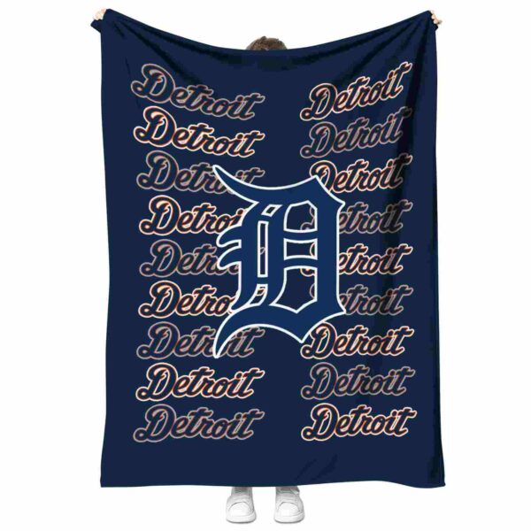 detroit tigers fan pride navy blanket best selling