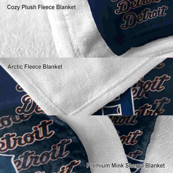 detroit tigers fan pride navy blanket premium grade