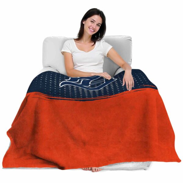 detroit tigers gradient dots navy blanket latest model
