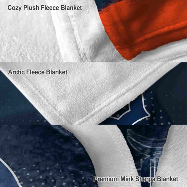 detroit tigers gradient dots navy blanket premium grade