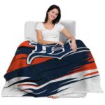 detroit tigers paint streaks navy white blanket latest model