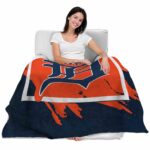 detroit tigers splatter effect navy blanket latest model