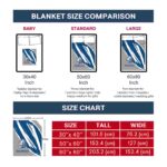 drake bulldogs brushstrokes blue white blanket trendy