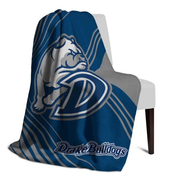 drake bulldogs diagonal stripes blue blanket top rated